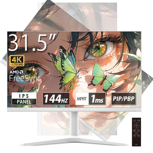 ３１．５インチ　４Ｋ１４４Ｈｚゲーミングモニター　ＰＩＰ／ＰＢＰ昇降回転式
