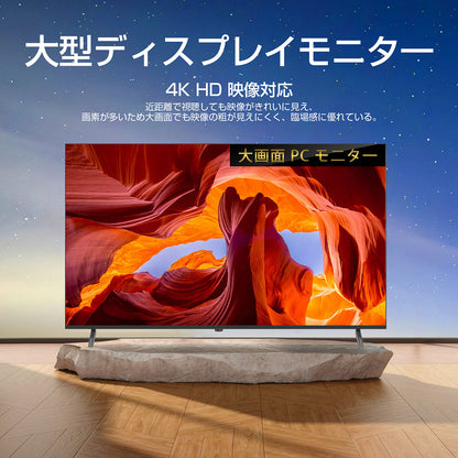 ５０インチ　４Ｋモニター　スピーカー付