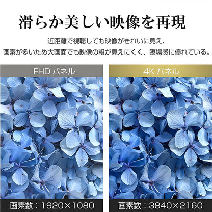 ５５インチ　４Ｋモニター　スピーカー付