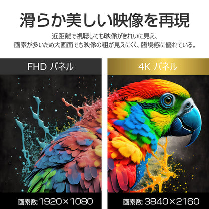 ６５インチ　４Ｋモニター　スピーカー付