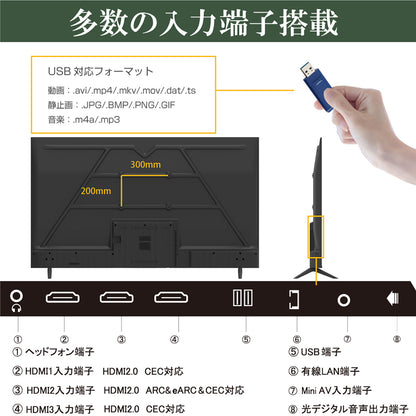 ６５インチ　４Ｋモニター　スピーカー付