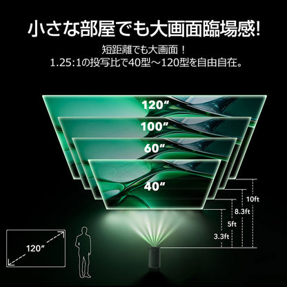 Ｘｍｉｎｇ　ＰａｇｅＯｎｅ　ｇｏｏｇｌｅＴＶ搭載スマートプロジェクター