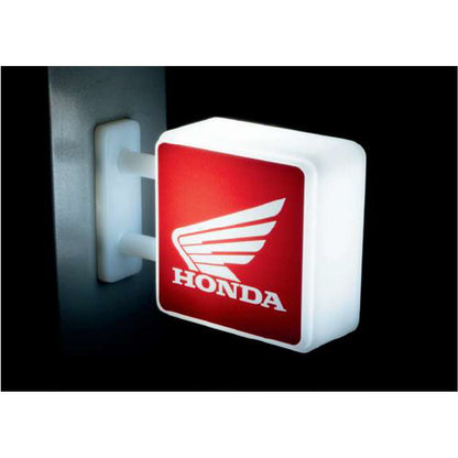 Honda　ミニマグネット　LEDライトアップ　Wing　赤