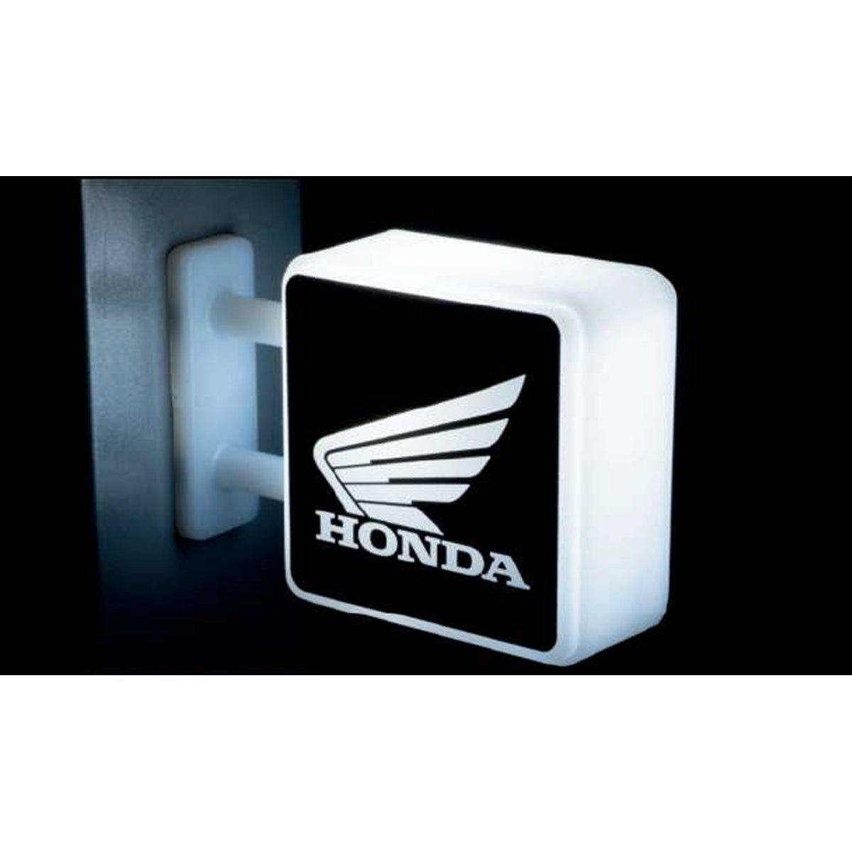 Honda　ミニマグネット　LEDライトアップ　Wing　黒