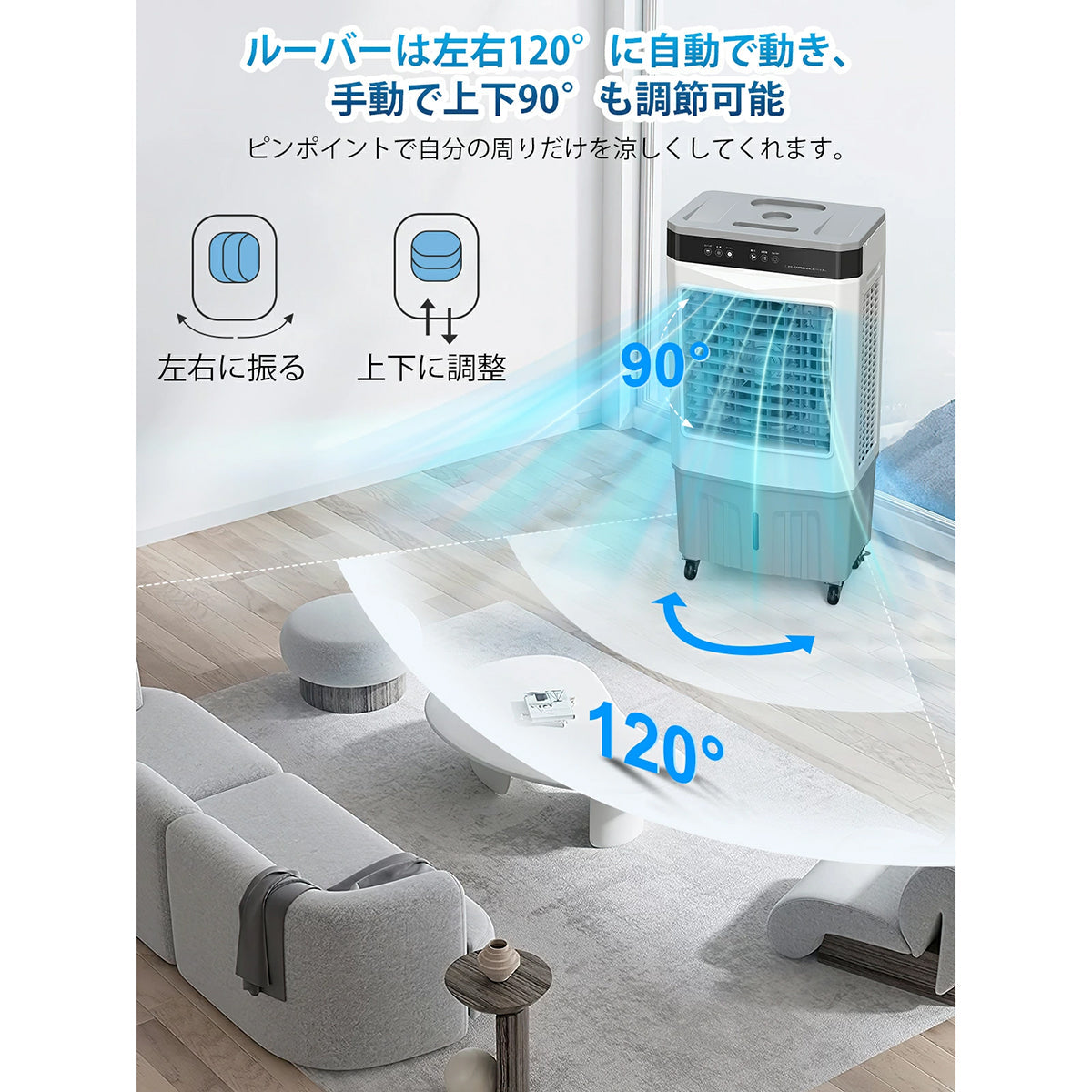 ３５Ｌ大型冷風機 暑さ対策