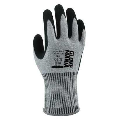 川西工業　耐切創手袋(レベルD)　ＧＭ７８７　グレー　M/L/XL