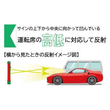 単管用バリケード　KYプラガードⅡ　緑　5本セット