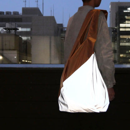 リフレクト ショッピング バッグ ライトグレー S/M/L