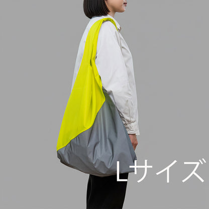リフレクト ショッピング バッグ ネオンイエロー S/M/L