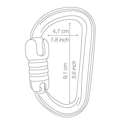【ペツル/PETZL】ビーエムディ トライアクトロック　カラビナ