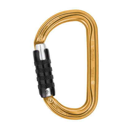 【ペツル/PETZL】エーエムディ カラビナ トライアクトロック ゴールド