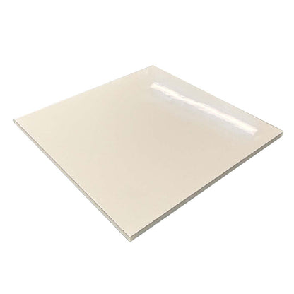 【端材特価】アルミ複合板　片面白　100×100mm　厚み3mm　