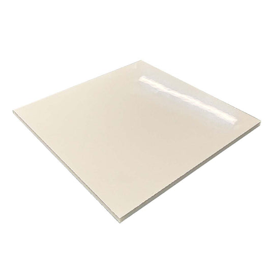 【端材特価】アルミ複合板　片面白　100×100mm　厚み3mm　