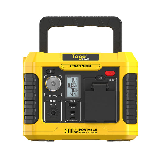 TogoPower　ポータブル電源　リン酸鉄リチウムイオン電池　ADVANCE380LFP