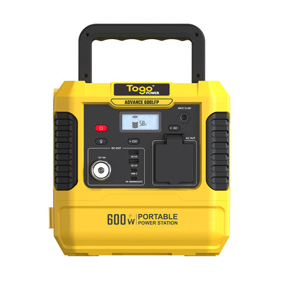 TogoPower　ポータブル電源　リン酸鉄リチウムイオン電池　ADVANCE680LFP