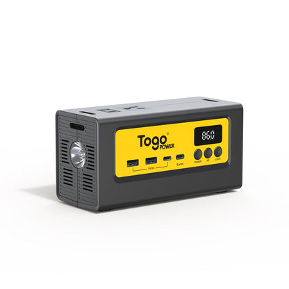 TogoPower　小型ポータブル電源＋ソーラーパネル付き収納バッグセット　INFINITY 100SET