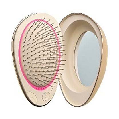 WAVEWAVE EMS Brush Air mini クッションブラシ 頭皮ケア(ｺﾞｰﾙﾄﾞ）