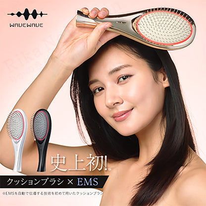 WAVEWAVE EMS Brush Air クッションブラシ(ｺﾞｰﾙﾄﾞ)