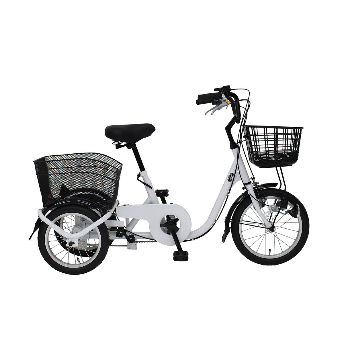 SWING CHARLIE(スイングチャーリー)ロータイプ三輪自転車L　ホワイト　配送のみ/組立サービス付き(選択可能)