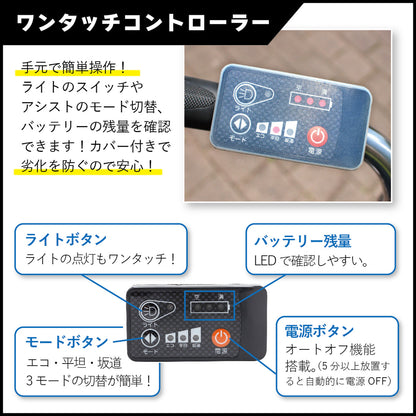 ACTIVEPLUS(アクティブプラス)ノーパンク電動アシスト　スモークシルバー　FDB26EB