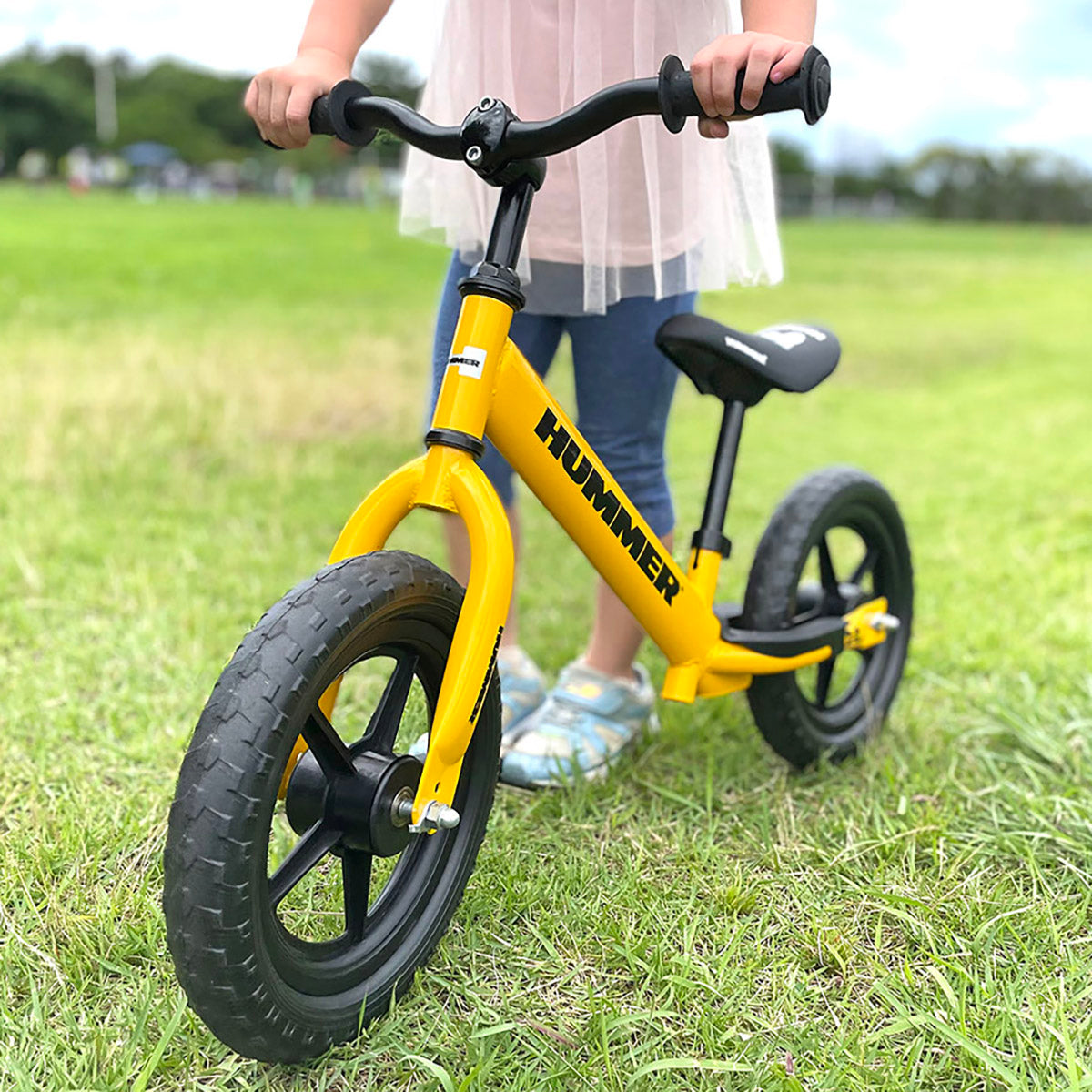 HUMMER トレーニーバイクYE 約2～5歳用 イエロー