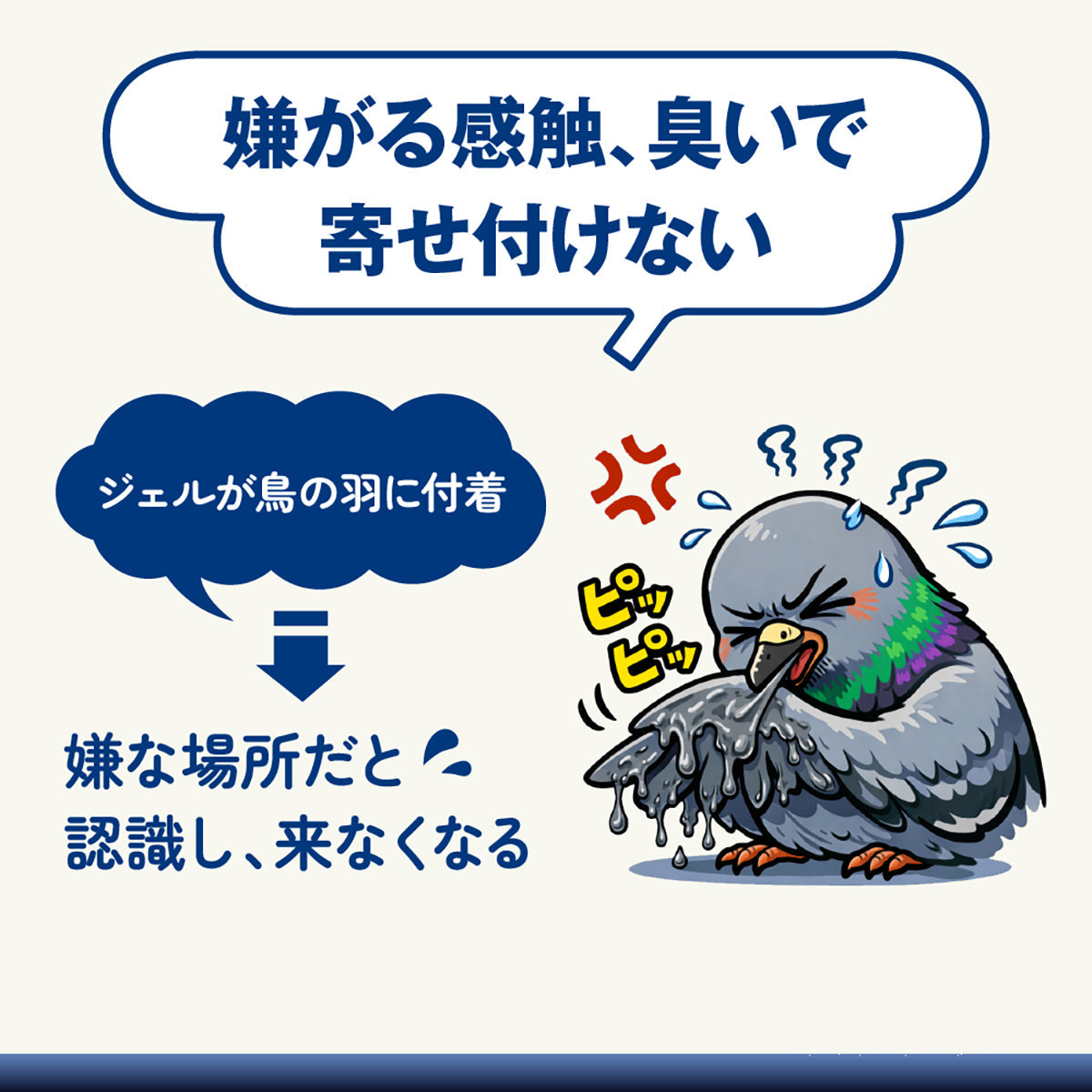 ＧＣ　バードジェルガード　鳩対策　５００ｇ　専用カップ付き