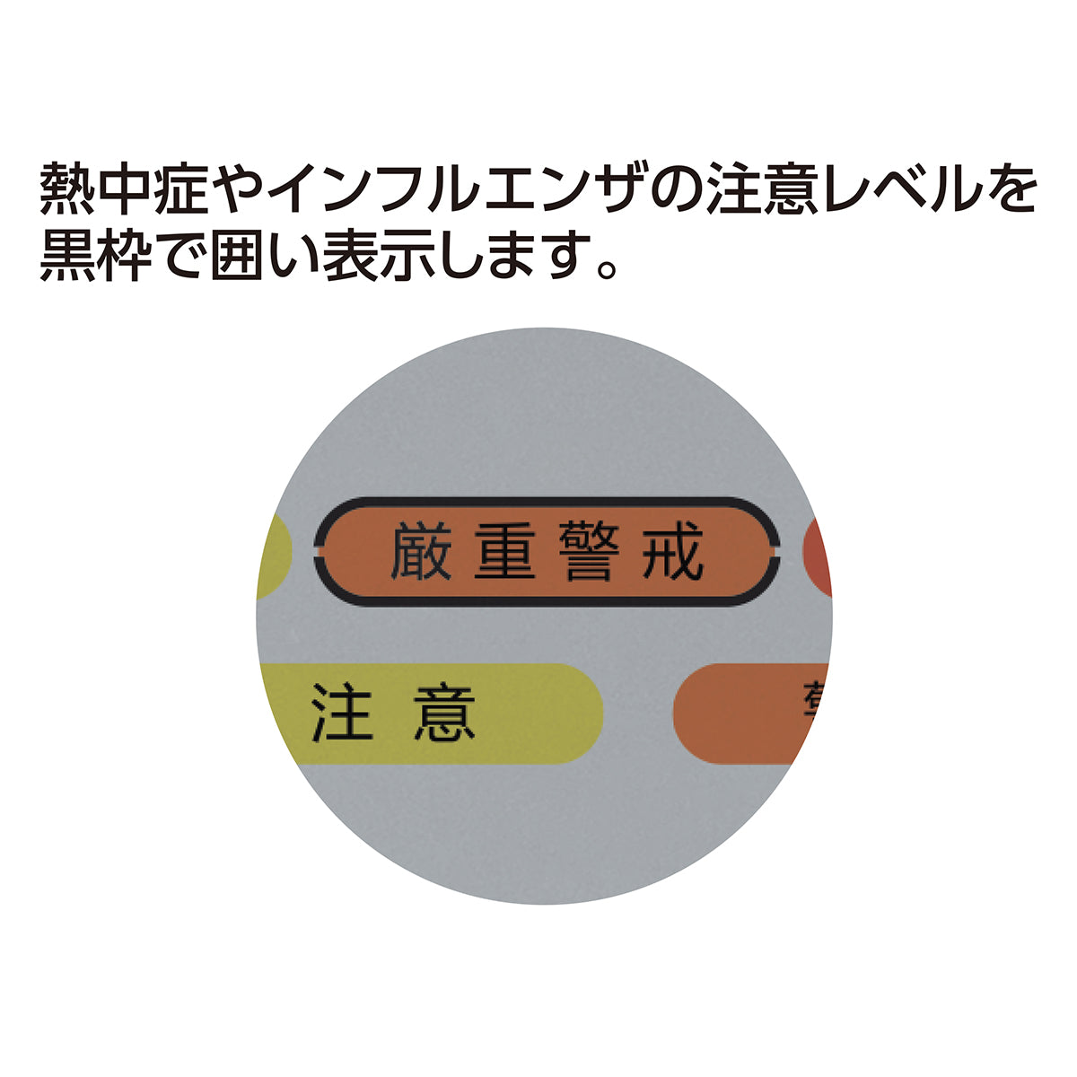 デジタル温湿度計　Ｆ　たて型　日時・アラーム　カラー表示　ホワイト