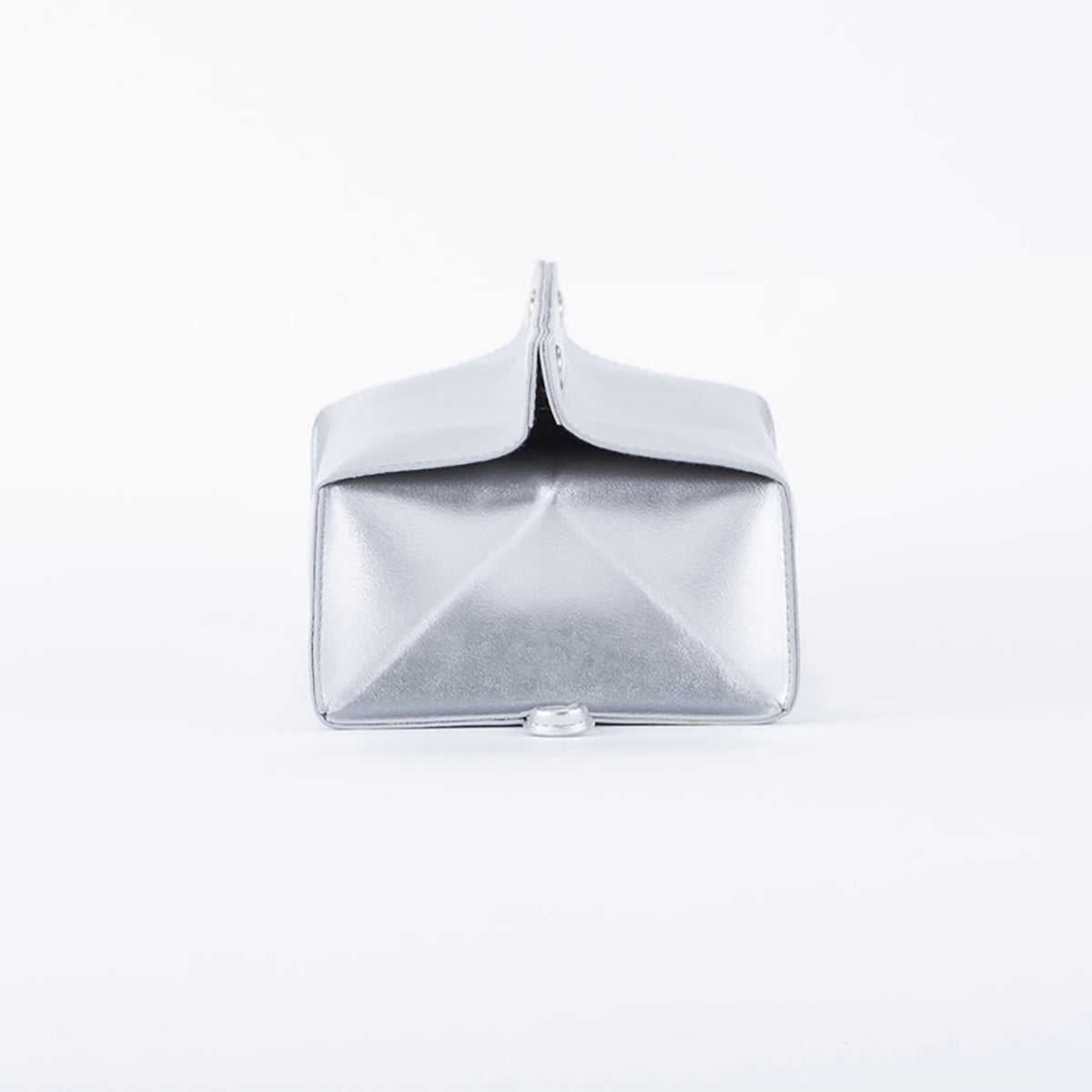 ティッシュケース　tenteSTUDY SILVER