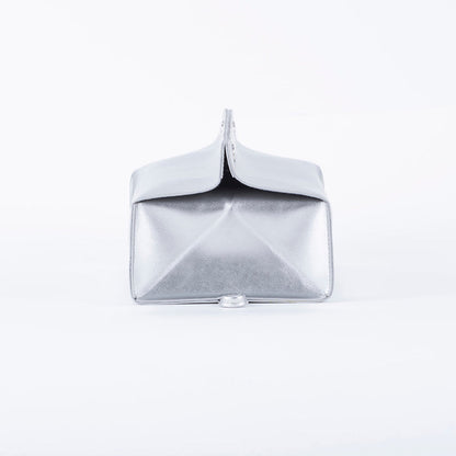 ティッシュケース　tenteSTUDY SILVER