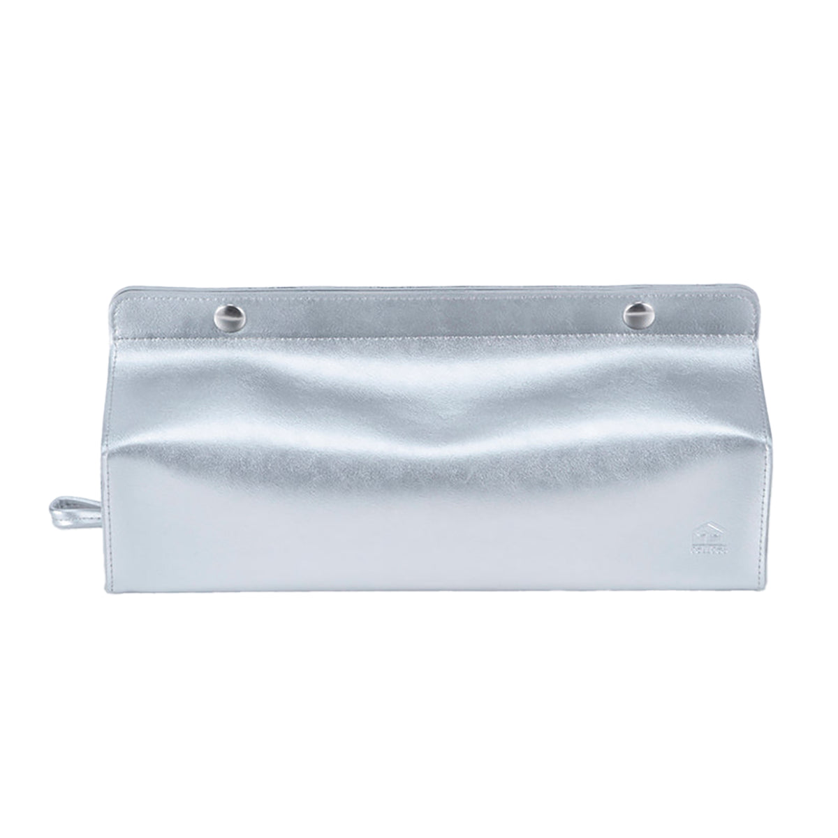 ティッシュケース　tenteSTUDY SILVER