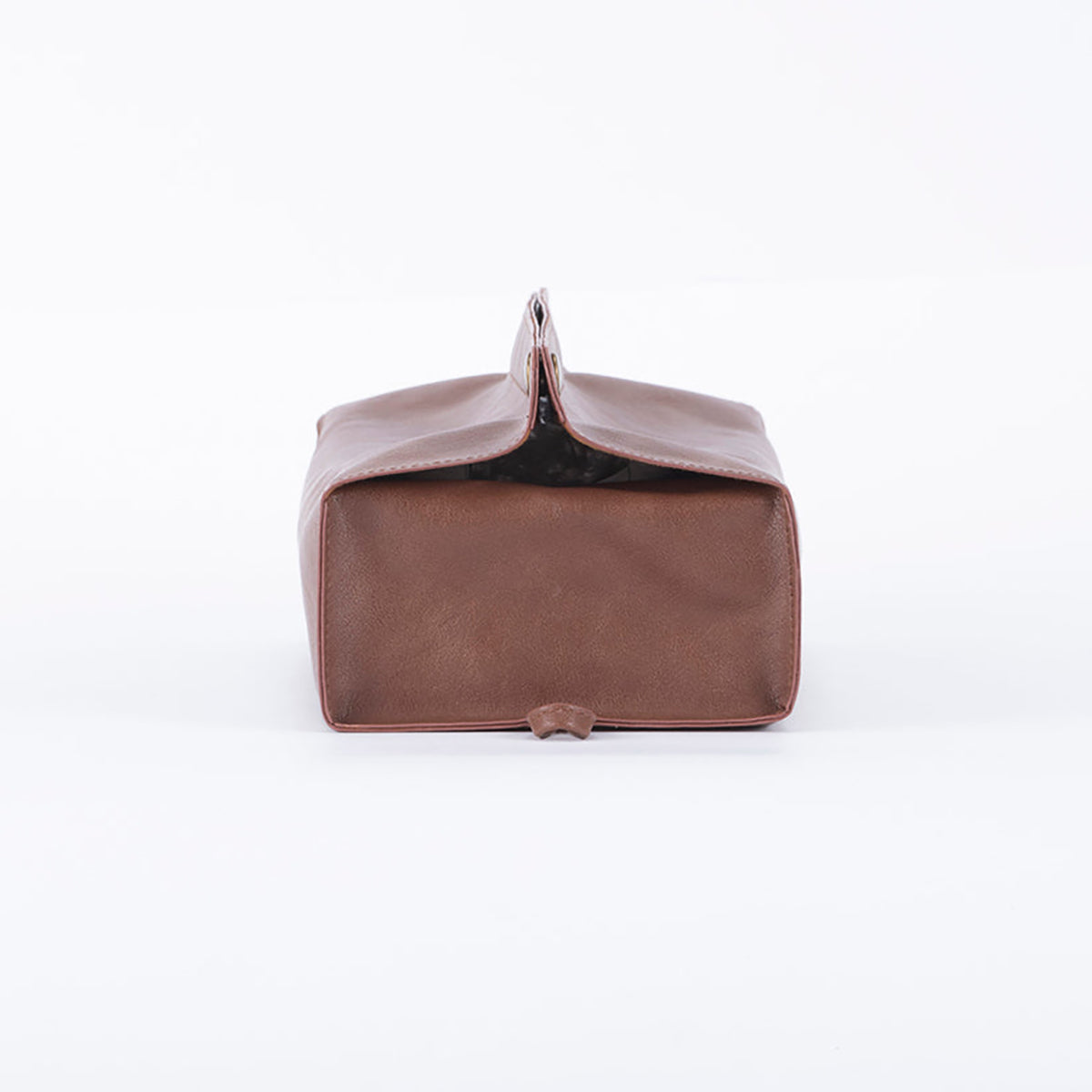 ティッシュケース　tente STUDY vintage CAMEL