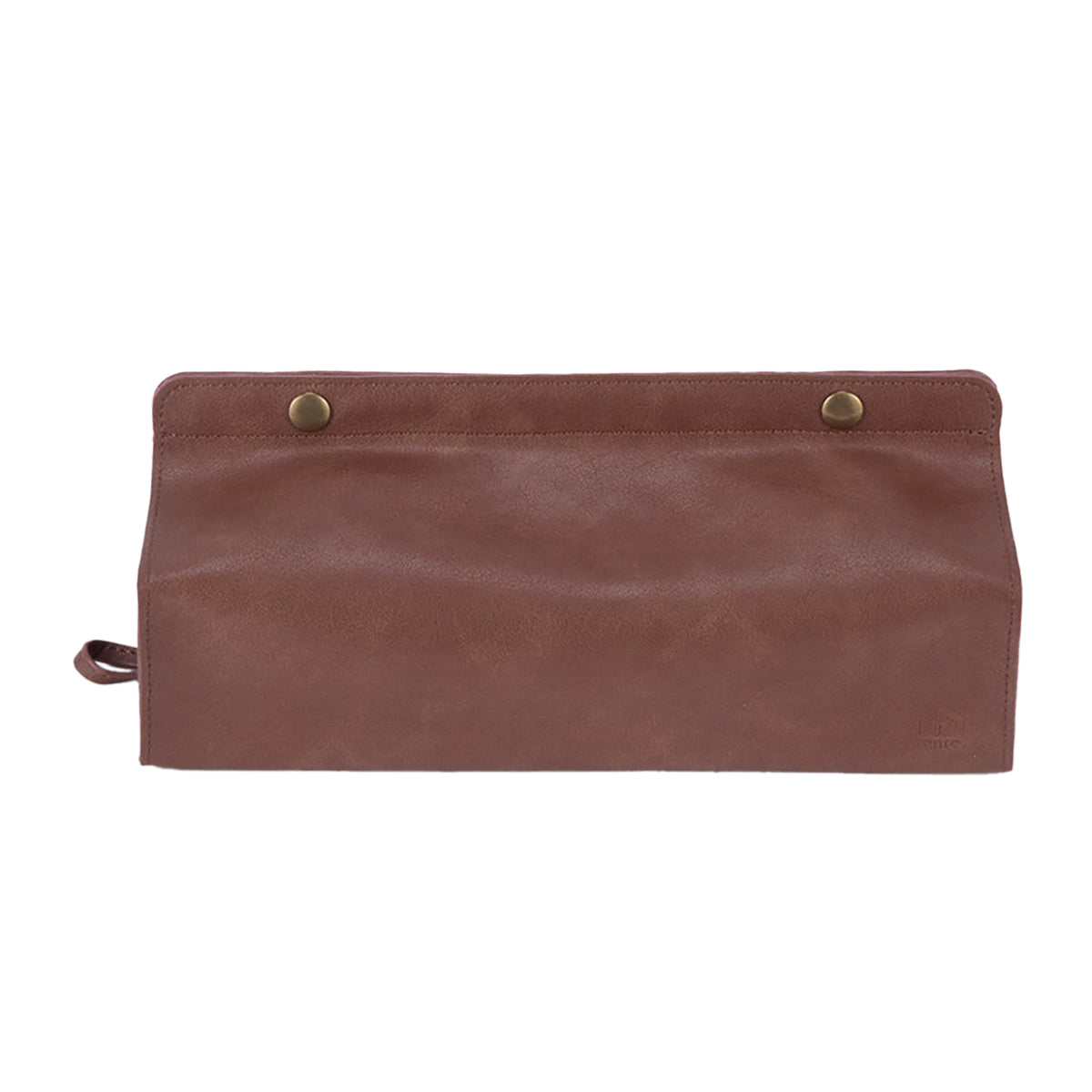 ティッシュケース　tente STUDY vintage CAMEL
