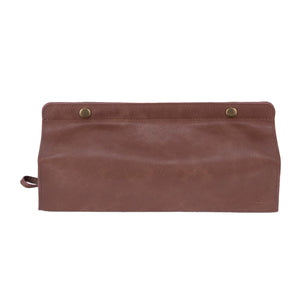 ティッシュケース　tente STUDY vintage CAMEL