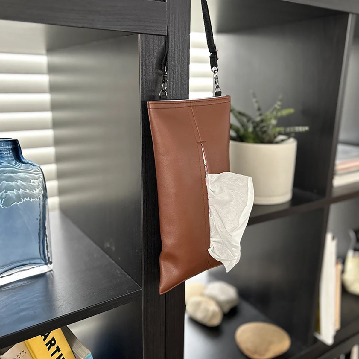 ティッシュケース　porte ソフトパック STUDY WHITE