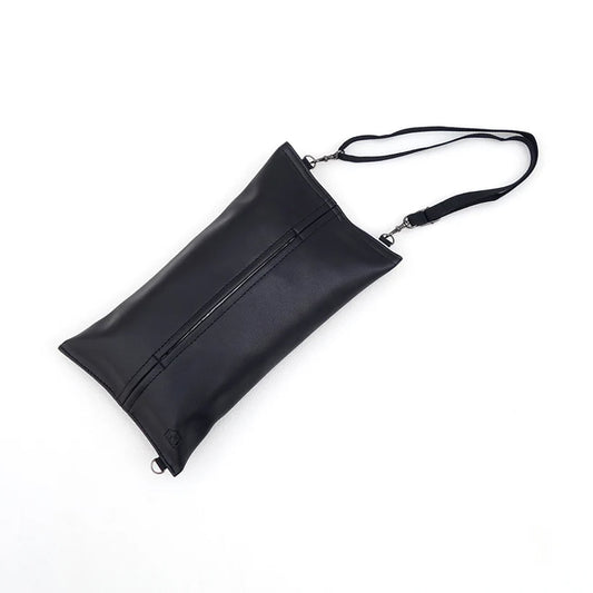 ティッシュケース　porte ソフトパック STUDY BLACK