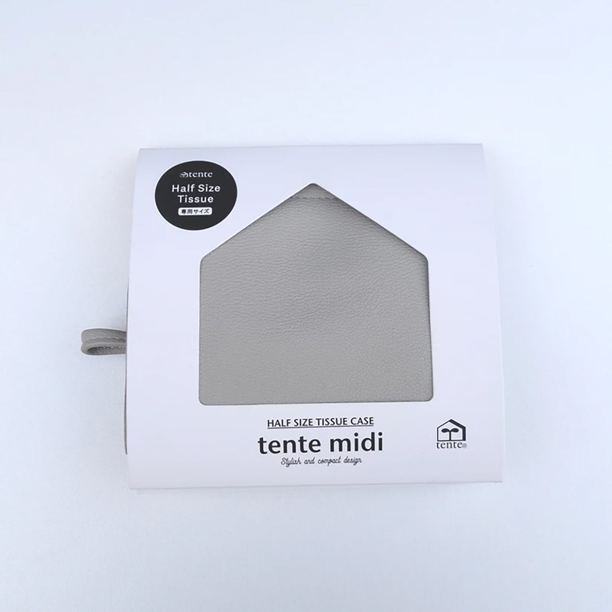 ティッシュケース　tente midi プレーン IVORY