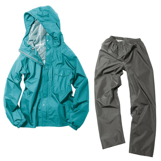 デイリーレインスーツ　ターコイズS/M/L/LL/EL/4L/5L/6L
