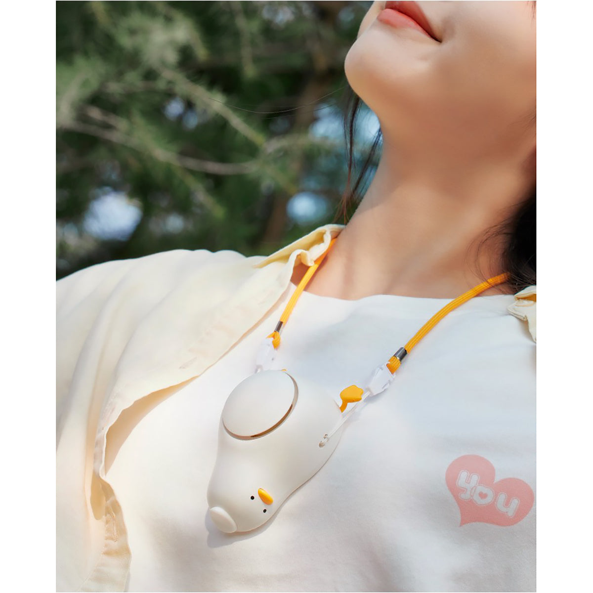 ナマケアヒル　首掛けﾌｧﾝ NA-121　K-1113