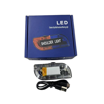 ｸﾘｯﾌﾟｳｪｱﾗﾌﾞﾙ警告灯ﾎｲｯｽﾙｻｳﾝﾄﾞLED充電式ｼｮﾙﾀﾞｰﾗｲﾄ　WWL01