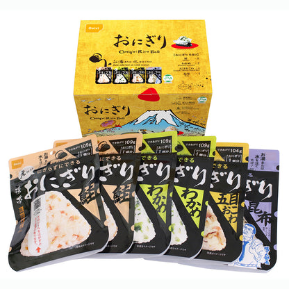 【尾西食品】携帯おにぎり６食セット　長期保存