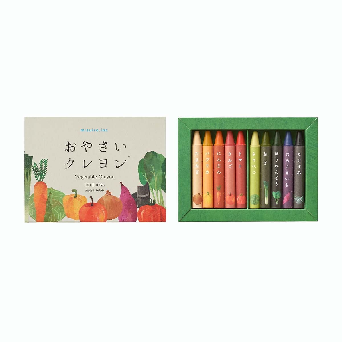 おやさいクレヨン　10色