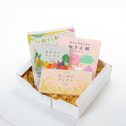 mizuiro.inc　おやさいとおこめのクレヨン食育セット