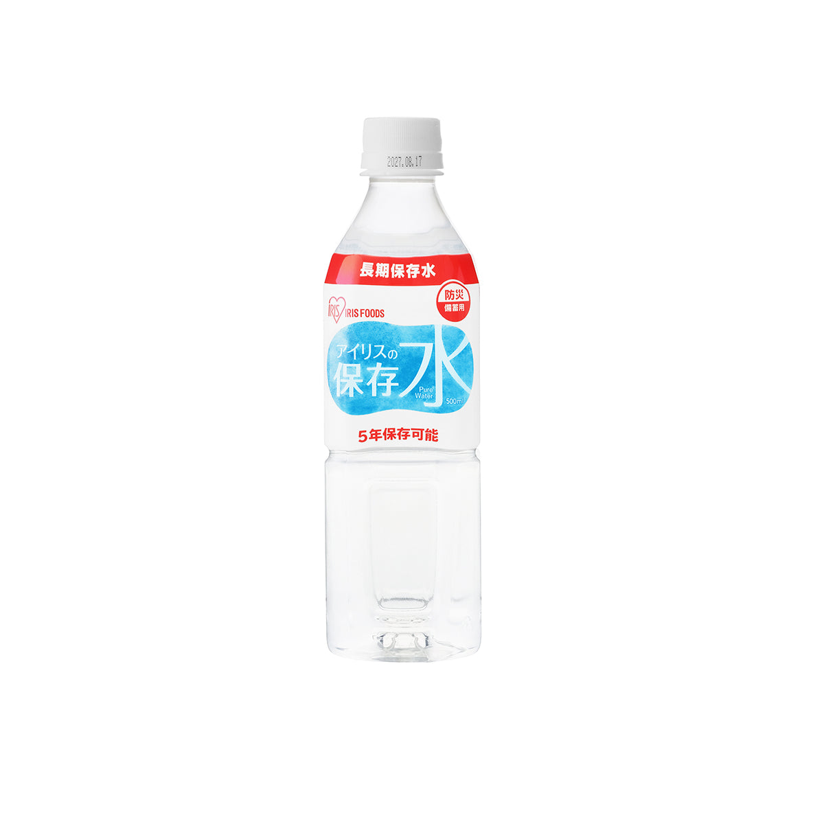 【アイリスオーヤマ】アイリスの保存水　500ml×24本　【ケース販売用】　　