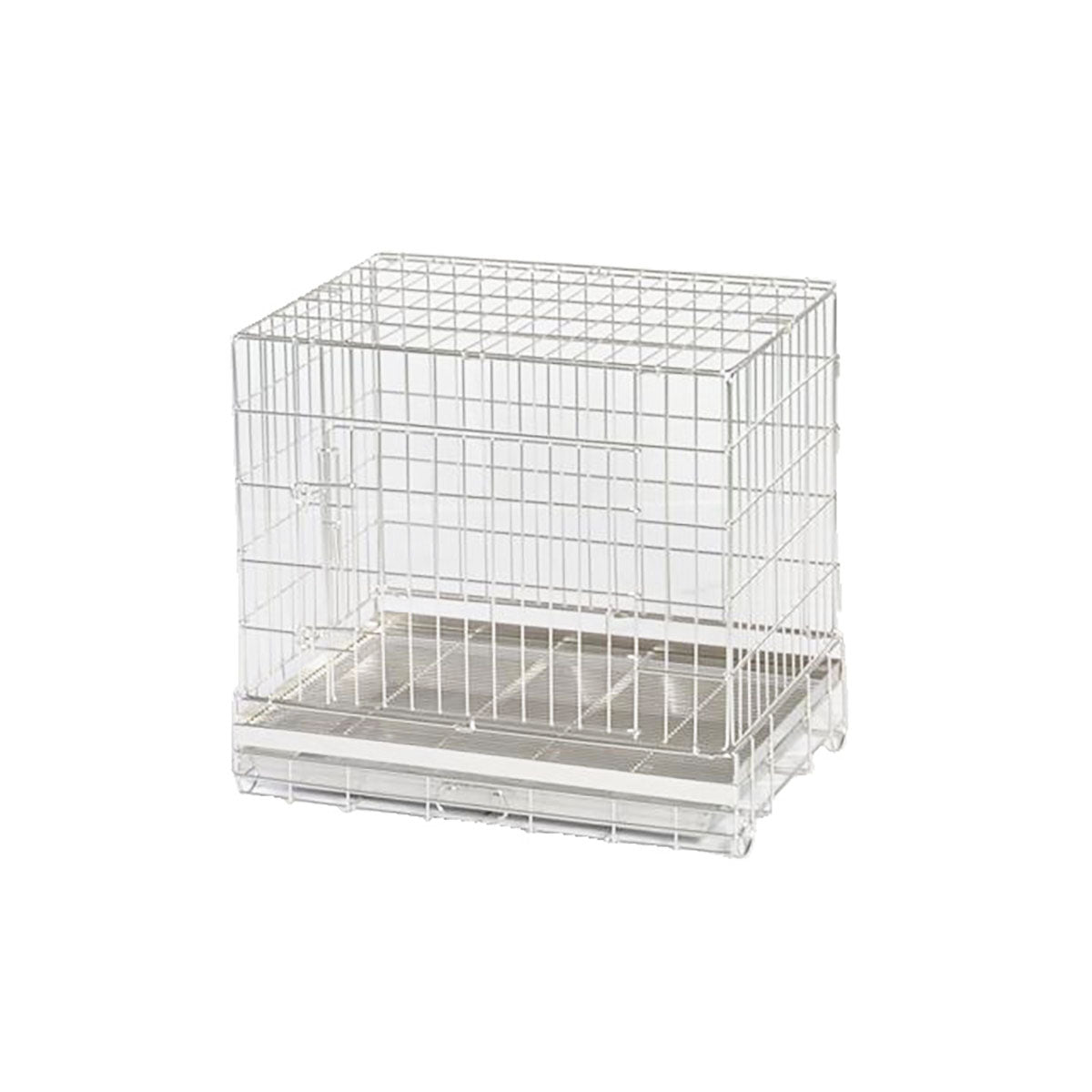 ハチコウステンレスケ-ジSSM-SOP　ペット　動物用　Mサイズ：小型～中型