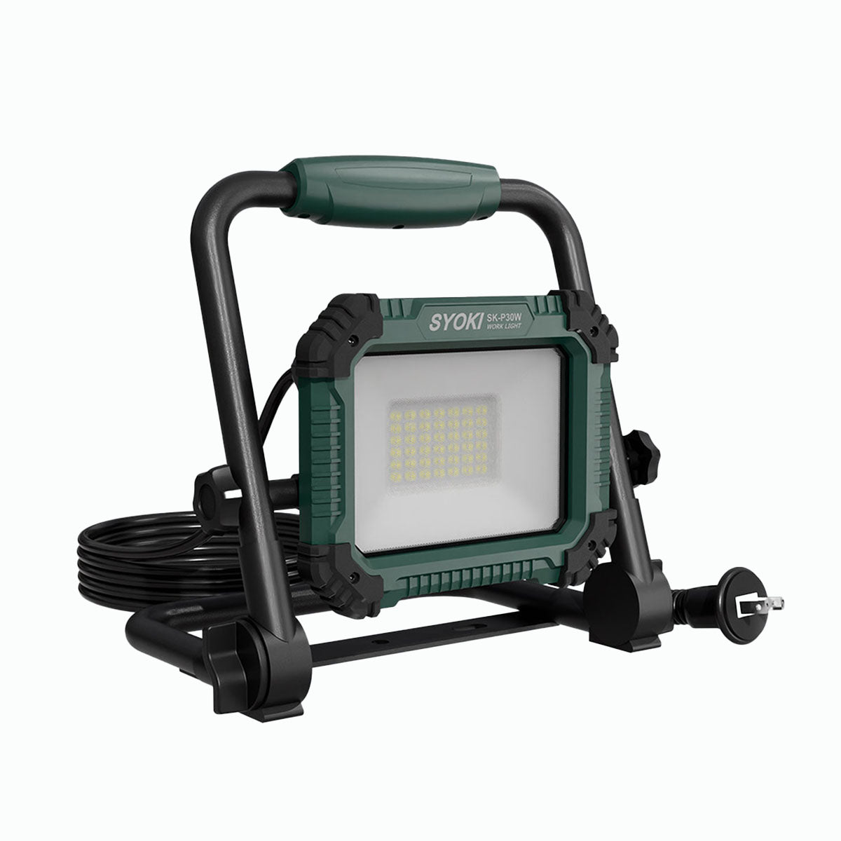 ライト美容器 LED投光器 30W 昼光色 IP65 プラグ付き 折畳み型 – GREEN CROSS-select