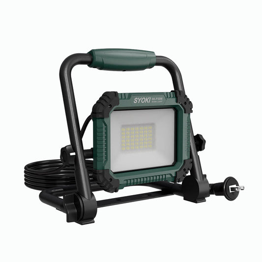 LED投光器 30W 昼光色 IP65 プラグ付き 折畳み型