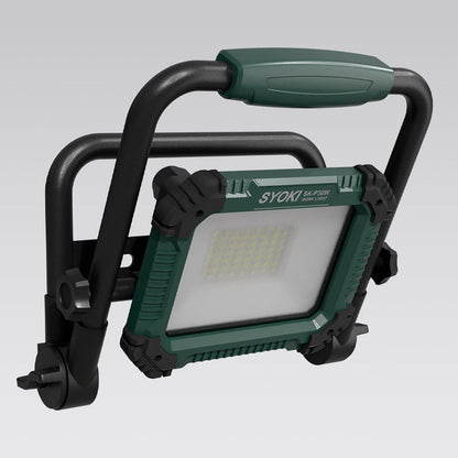 LED投光器 30W 昼光色 IP65 プラグ付き 折畳み型