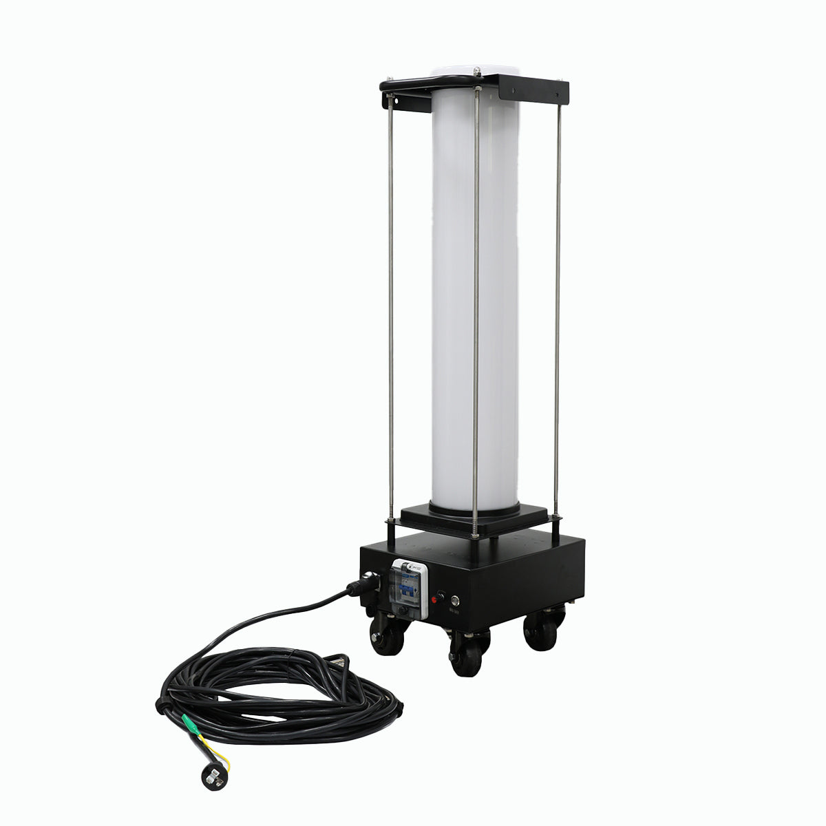 円柱型LED キャリータワーライト 200W 連結可 キャスタ-付き