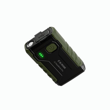 モバイルバッテリー LEDライト付 耐衝撃 IK07 10050mAh Type-C入出力 IP65