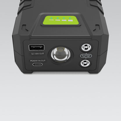 74Whポータブルバッテリー 20000mAh PD60W パススルー機能 ジャンプスターター搭載